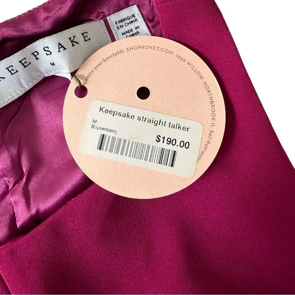 Revolve Keepsake Straight Talker Dress - Skater, Size M, Pink, NWT - Picture 5 of 7